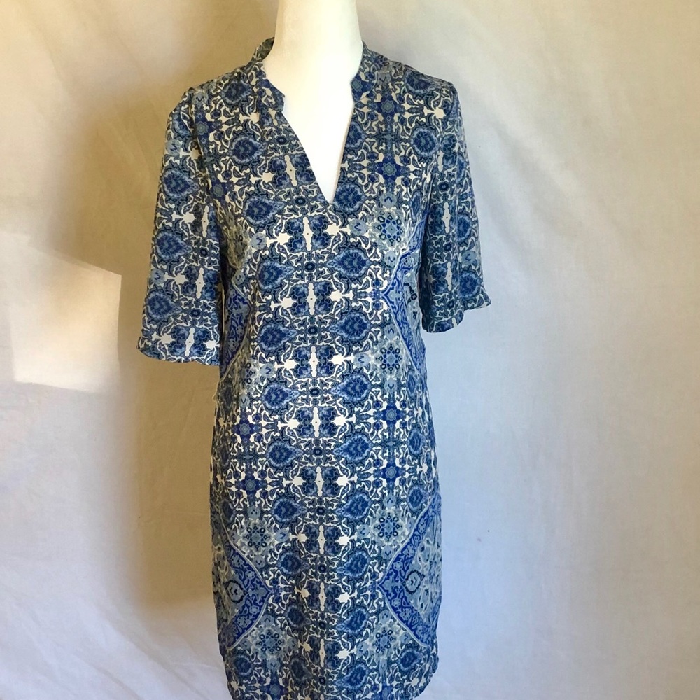 Vero Moda Blue Paisly Dress